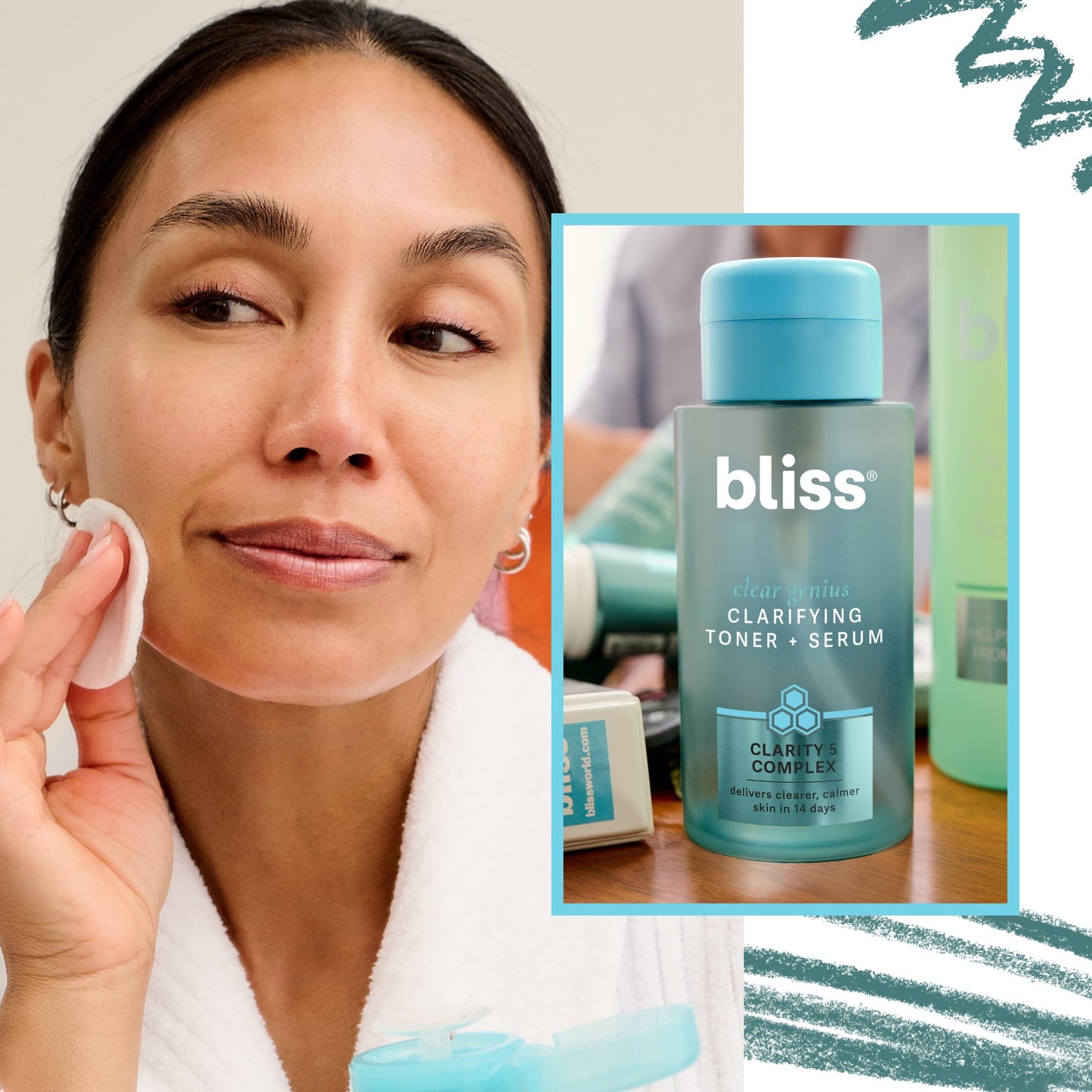 Clear Genius Skin-Calming Toner + Serum